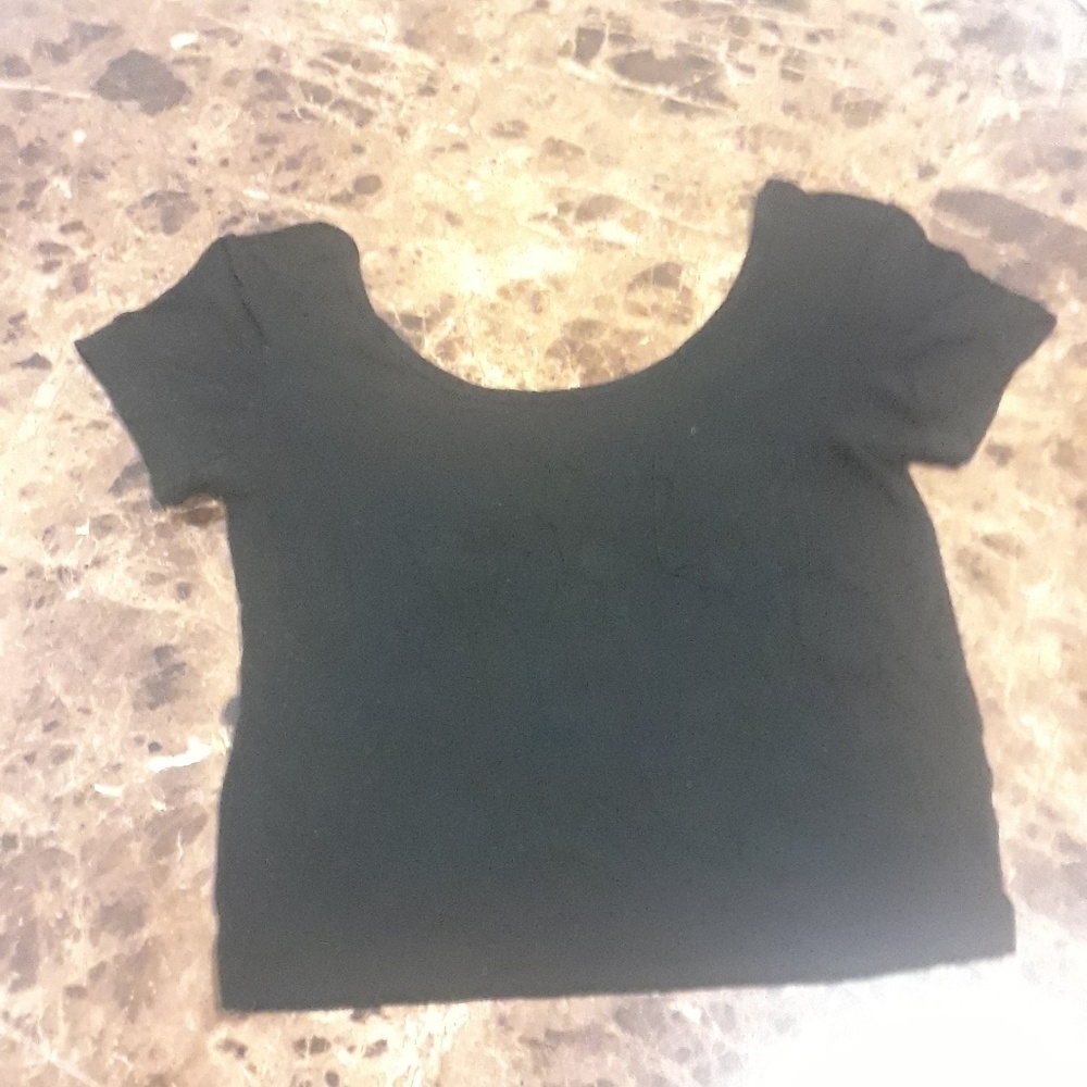 Black tank top